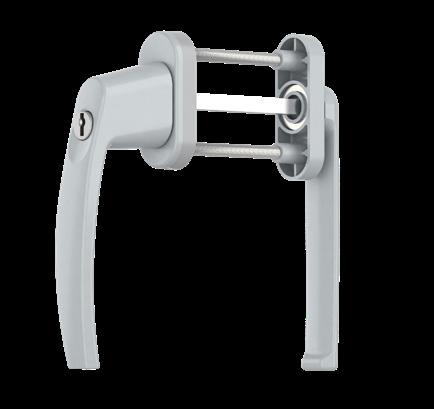 8 Klamka balkonowa Victory z kluczykiem pod roletę Klamka balkonowa Balcony handle sets Poignée de porte-balcon Балконная ручка 1/0,4kg 1 -N 0 : 194SIV0045 R