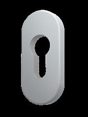 Szyld owalny Szyld owalny Oval rosette Rosace ovale Накладка под цилиндр овальная R 9016 R 8019 R 8017 R 8077 R 9005 R 8003 GOD SIVER TITN STIN R 7016 R 9001 -N 0 : 151SIV0000 H 18/1,2kg 18 40/2,5kg
