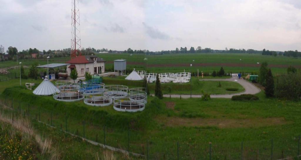 Development and first year operation of extended wastewater treatment plant in Dobron 109 1 wastewater pumping station with basket screen, 2 sand traps, 2 primary settling tanks, 2 oxygen deficiency