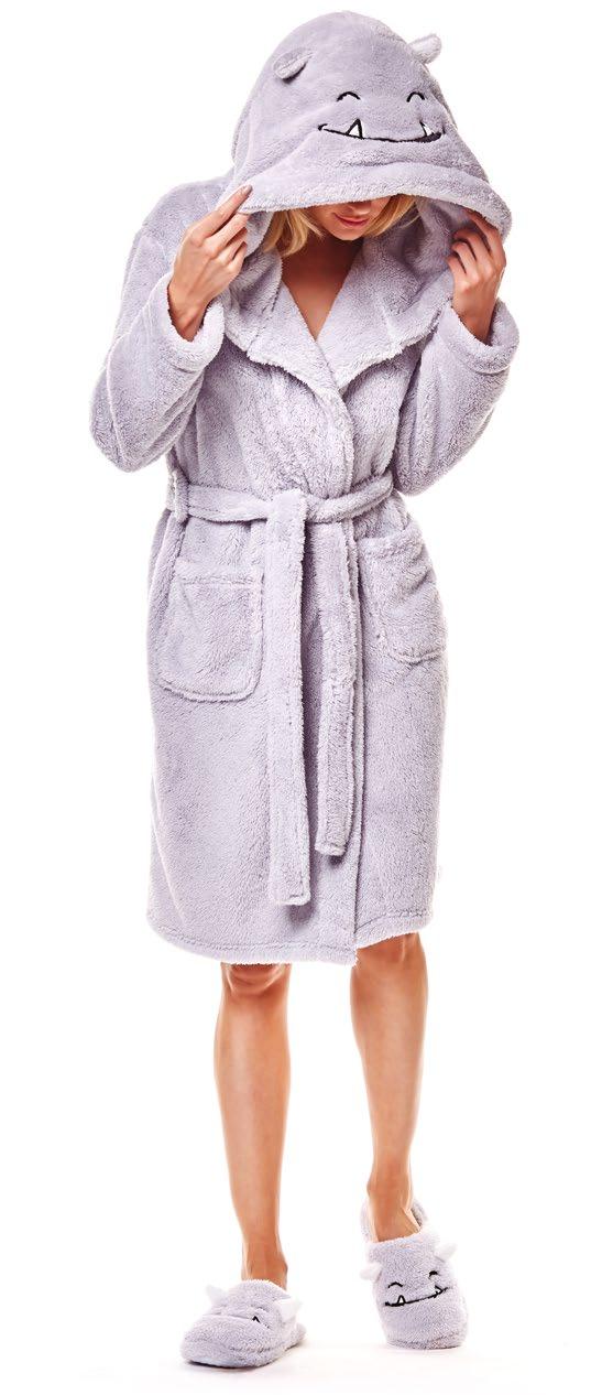 36174 MILEY szlafrok, robe, Bademantel, халат S M L/XL 100%polyester 09x 36175 MILEY kapcie, slippers, Pantoffeln, тапочки 37-38 39-40