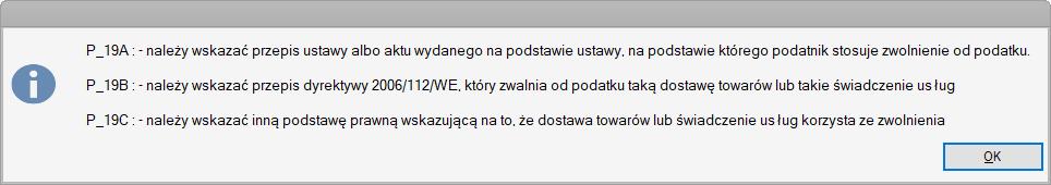 Wyklucz dokumenty, w których nie podano NIP zaznaczenie tej opcji powoduje, że z zestawienia faktur wykluczane są te, dla których : nie podano nip, w miejsce nip wpisano