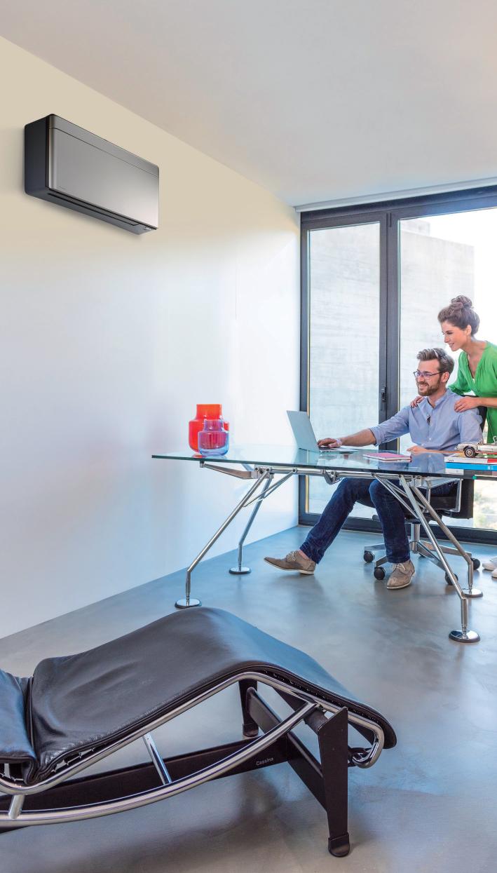 Stylish zapewnia najlepszą jakość powietrza w pomieszczeniach dzięki technologii Daikin Flash Streamer.