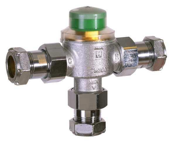 wewnętrzny, 1 1/4", kv=5,0 ze śrubunkami, 1 1/4", kv=5,0 Głowice termostatyczne do zaworów V135 T100R-AA T100R-AB T100RS-DA T100RS-DB Głowica termost.