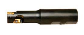 215.599 Frezy trzpieniowe z długą krawędzią skrawającą End milling cutters with long cutting edge Schaftschruppfräser (Igel) Фрезы концевые длиннокpoмoчные z chwytem walcowym ze spłaszczeniem / with