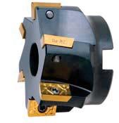 220.699 Frezy nasadzane walcowo-czołowe Shoulder milling cutters Eckfräser Фрезы концевые торцевые D (js16) d (H7) H h B c a z Code No 0641-514- płytki wymienne replaceable plates śruba zaciskowa