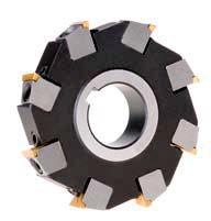 334.61 Frezy tarczowe dwustronne One-sided disc milling cutters Scheibenfräser Фрезы дисковыe 2-х сторонние D (js16) d (H7) L z Code No 0641-539- Code No 0641-539- płytki wymienne replaceable plates
