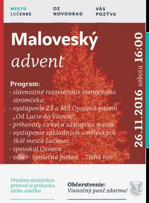 OPATOVSKÁ VIANOČNÁ VESELICA A S Ú ŤA Ž O