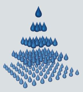 Sinorix H 2 O Jet mgła wodna Strona 10 Dwufazowy przepływ w połączeniu z technologią dysz powoduje powstanie drobnych