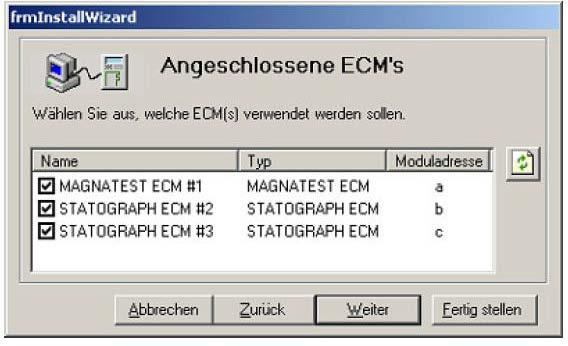 Asystenci systemu Windows Do wykonywania bardziej skomplikowanych operacji program eddyassist używa kreatorów, dobrze znanych z wielu innych aplikacji Windows.