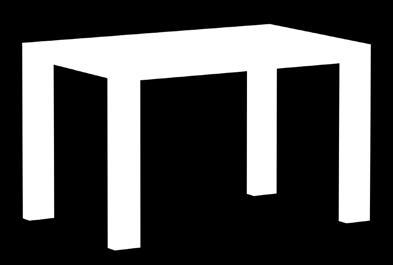 passing through the whole tabletop