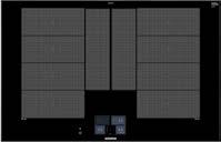 Płyty indukcyjne 80 60 szerokość indukcja flexinduction cookcontrol powermove flexmotion TFT- TouchDisplay szerokość flexinduction TFT- TouchDisplay indukcja cookcontrol powermove flexmotion sensor