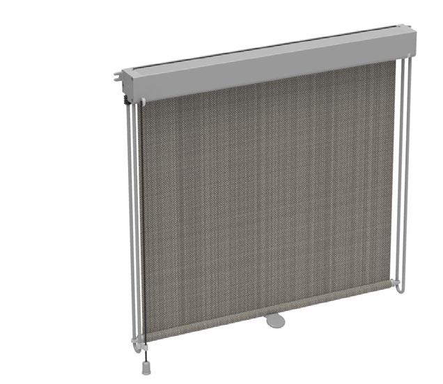 SRT 50 Self-kept guide rails SRT 50 Prowadnice prętowe samonośne Developed to protect against direct sunlight, for cabin of the driver (machinist) of electric locomotives, buses, trams, trolleybuses,