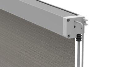 Lateral or ceiling installation. Roller blinds are made with special aluminum profiles, anodized or painted by powder paint any color RAL according the customer request.