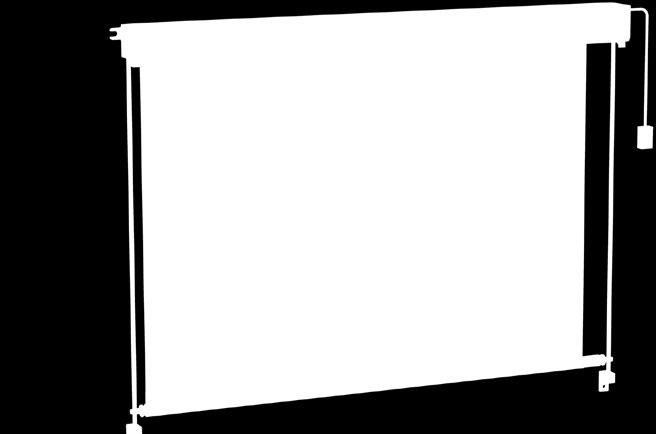 they are manufactured in accordance with the dimensions specified by the ordering party. Roller shutter with straight guides.the guides are made of anodized aluminium or stainless steel.