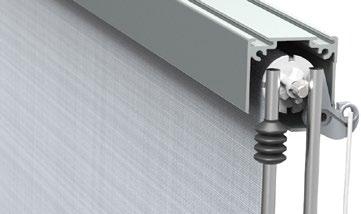 SRT 81 Self-kept guide rails button type control SRT 81 Prowadnice prętowe samonośne sterowanie przyskowe Developed to protect against direct sunlight, for cabin of the driver (machinist) of electric