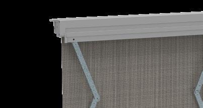 The roller shutters are made of special aluminium profiles, anodized or powder coated in any RAL colour according to order.