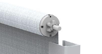 Roller blinds are made with special aluminum profiles, anodized or painted by powder paint any color RAL at the customer request. The guide rails are made with anodized aluminum or stainless steel.
