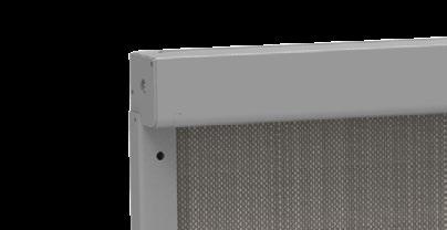 The roller shutters are made of special aluminium profiles, anodized or powder coated in any RAL colour according to order.