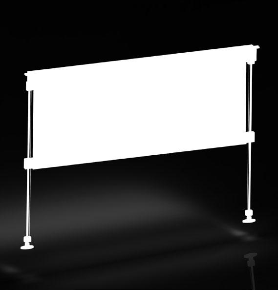 SRT 190 Straight round guide rails rope mechanism SRT 190 Prowadnice prętowe proste mechanizm linkowy Designed for protection against direct sunlight, for cabin of the driver (machinist) of electric