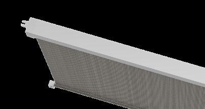 The roller shutters are made of special aluminium profiles, anodized or powder coated in any RAL colour according to order.