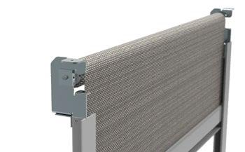SRT 10 U-shaped guide rails SRT 10 Standardowe prowadnice profil U RAL Developed to protect against direct sunlight, for salons of passenger carriages.