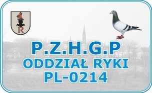 Wyniki Współzawodnictwa Sezon 2016 Oddział 0214 RYKI LOTY GOŁĘBI DOROSŁYCH Klasyfikacja Punktowa 5 Z 50 1 Gransztof_Gałązka_Kozieł 71 2637,43 2 Sergiel Łukasz 71 2630,60 3 Kalbarczyk Artur 71 2622,12
