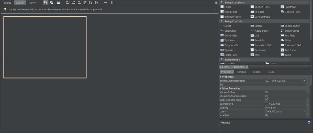 Ćwiczenia 9 - Swing - część 1 Utwórz nowy projekt wybierając: File->New Project->Java Application, przy czym odznacz opcję Create Main Class.