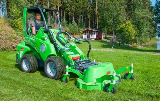 Użytkowanie terenów zielonych Kosiarka do trawy 1200 Nowa kosiarka 1200 to solidny i skuteczny zespół tnący.