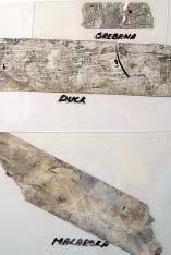 Trzy rodzaje taœm: srebrna aluminiowa metalizowana, czarna Duck i papierowa malarska Fig. 11. Three types of tapes: silver, metallic aluminium, Black Duck and paper Ryc. 12.