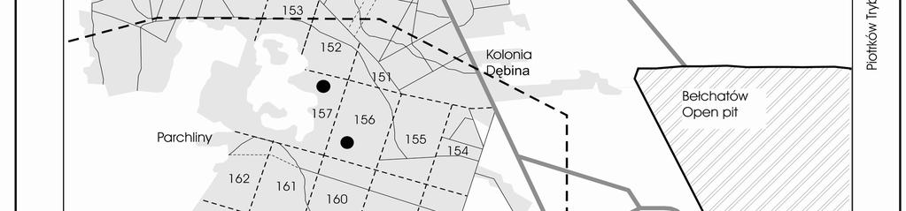 A localization in forest complex; B localization in the forest sections; C