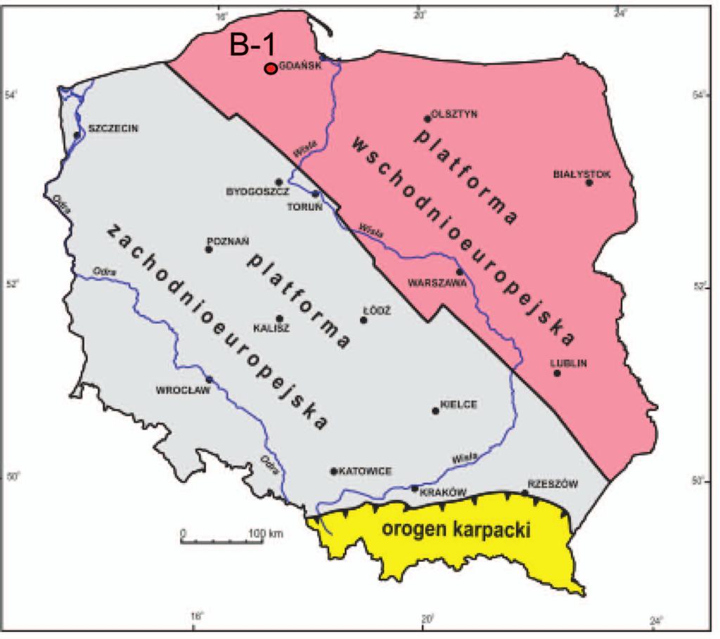 NAFTA-GAZ 3-centymetrową wkładkę bentonitową w obrębie utworów kambru środkowego.