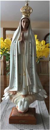 Thirty Second Sunday in Ordinary Time Page Seven Peregrination of the Statue of Our Lady of Fatima I would like