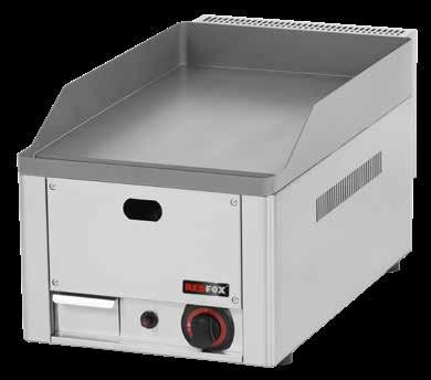 płyty roboczej - 10 szufada na tłuszcz łopatka piezzo zapaanie dostarczana z zamontowanymi dyszami na PB + dysze na gaz ziemny GZ-50 1 101,- 1 440,- FTH - 30 G / 00000364 00000362 FTHR - 60 E 660 x