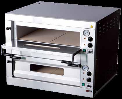 Komora na 4 ub 8 packów pizzy o średnicy 35cm.