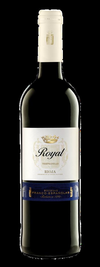 Bodegas Franco-Españolas Royal Red 2015 45,50 zł SZCZEP: 80% Tempranillo, 20% Garnacha APELACJA: D.O.C. Rioja WINNICA: Bodegas Franco-Españolas SMAK I AROMAT: Fioletowo-niebieski kolor o rubinowym zabarwieniu.