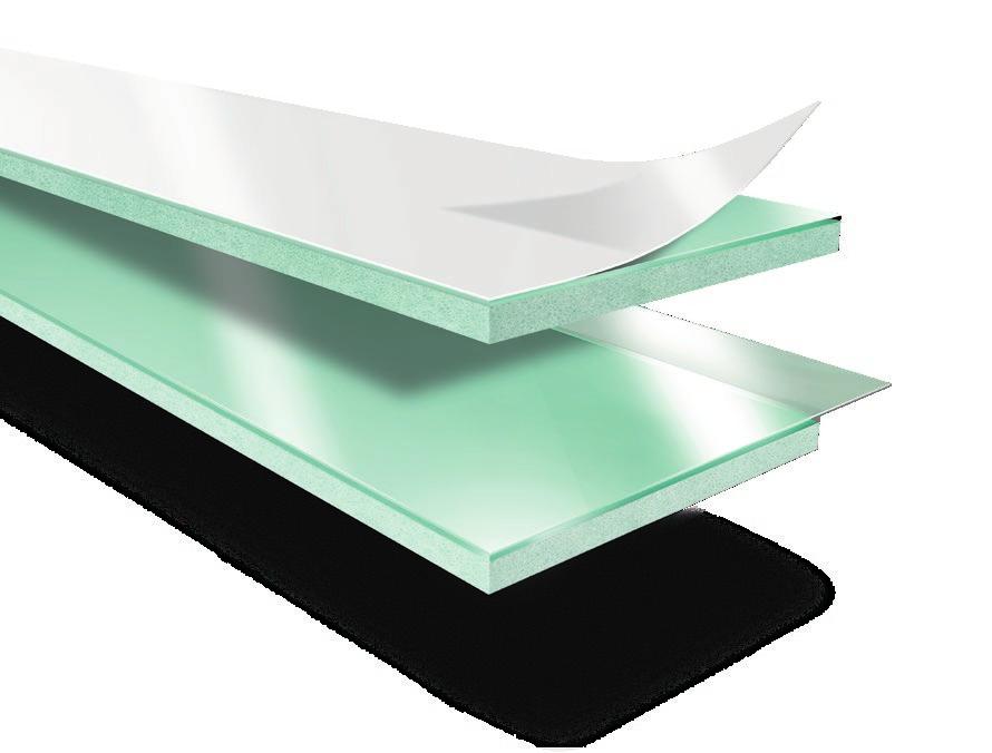 Liner Adhesive High quality polymer foam Laminated PET film carrier Adhesive High quality polymer foam Lohmann plate mounting tapes that surpass the standards by far.