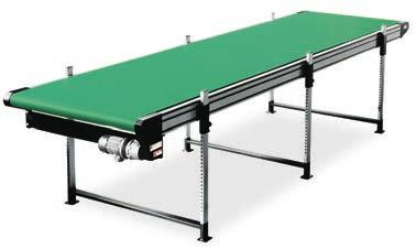 TRANSPORTERY CONVEYOR BELTS Transportery z taśmą PU/PVC - wzmocniona konstrukcja PU/PVC Conveyor belts - Heavy duty frame 1000 HC PO W1100 Transporter płaski Linear UT+140 UT HS UT+130 UT+205 0-55 PO