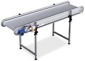 TRANSPORTERY CONVEYOR BELTS Transportery z taśmą modułową Modular plastic conveyor belts 2000 P2100 Transporter płaski Linear PO HC P2200 Transporter skośny Incline HS 0-55 PO 180 UT UT+90 UT+150 HC