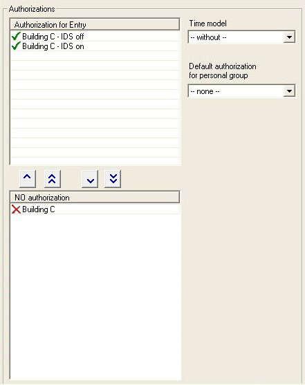 110 pl Uprawnienia dostępu Access Professional