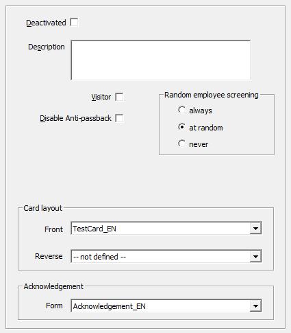 Access Professional Personnel Groups (Grupy personelu) pl 97 Dla zaznaczonej grupy personelu można po