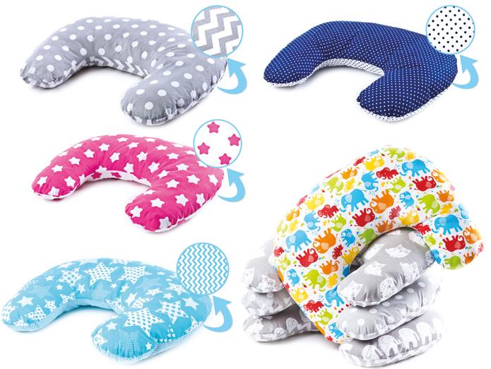 PODUSZKI PILLOWS ROGAL DO KARMIENIA Rogale sprawdzą się podczas karmienia piersią lub butelką. Dzięki ergonomicznemu kształtowi pewnie opierają się na talii.