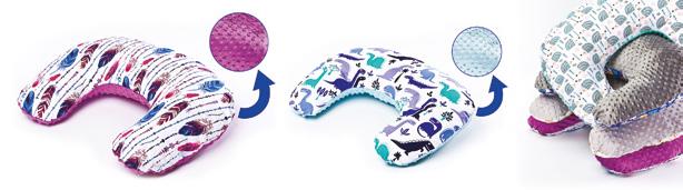 ROGAL MINKY PODUSZKI PILLOWS Rogal do karmienia to produkt, który doceni każdy rodzić małego dziecka. Ułatwia karmienie, a dzięki ergonomicznemu kształtowi daje pewne podparcie maluszkowi.