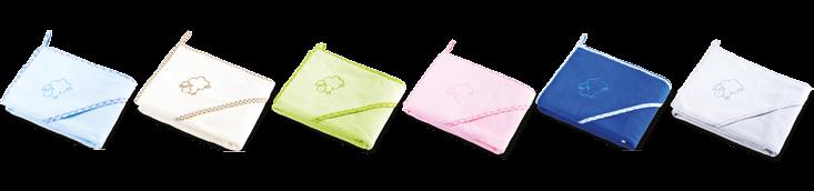 różowy(pink) niebieski(blue) miętowy(mint) szary(grey) 100x100cm bawełna frotté pranie w 40 OWIECZKA OKRYCIA KĄPIELOWE HOODED TOWELS Chcemy by okrycie sprawiało przyjemność nie tylko dziecku ale