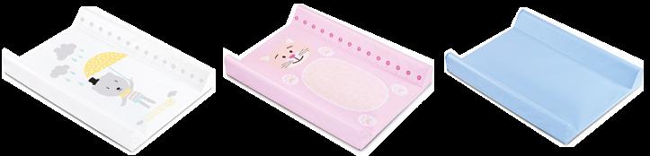 Dostępny w wielu kolorach. Practical and mobile changing pad was designed to make everyday nursing as comfortable as possible.