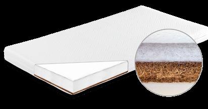 KOKOS-PIANKA MATERACE STANDARD STANDARD MATRESSES Materac Kokos-pianka to idealny wybór dla rodziców, którzy szukają komfortowego, grubego i trwałego materacyka w przystępnej cenie.
