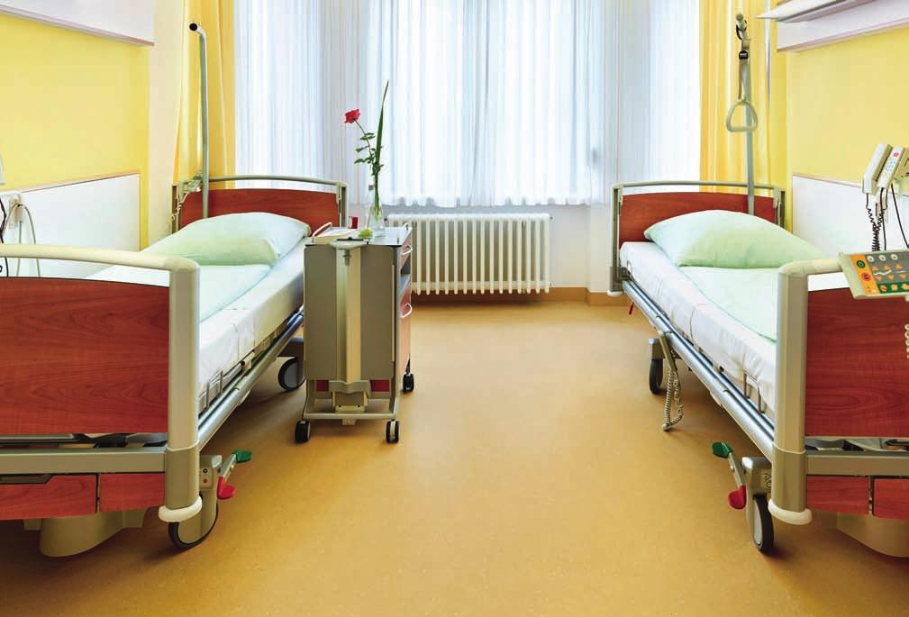 Tłumienie odgłosów nora systems 5 Hałas powstający w obrębie szpitali można zredukować poprzez wybranie wykładziny