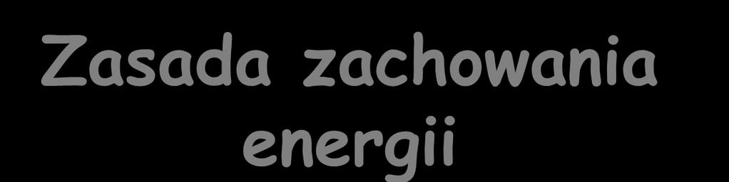 Zasada zachowania energii cons gh