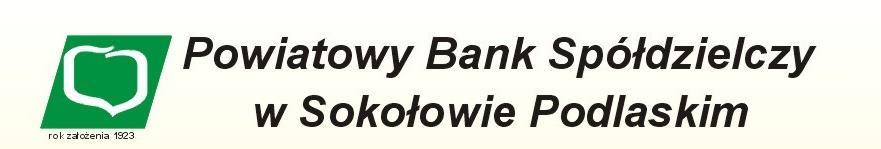 STATUT POWIATOWEGO BANKU SPÓŁDZIELCZEGO W SOKOŁOWIE PODLASKIM TEKST JEDNOLITY STATUTU PBS W SOKOŁOWIE PODLASKIM