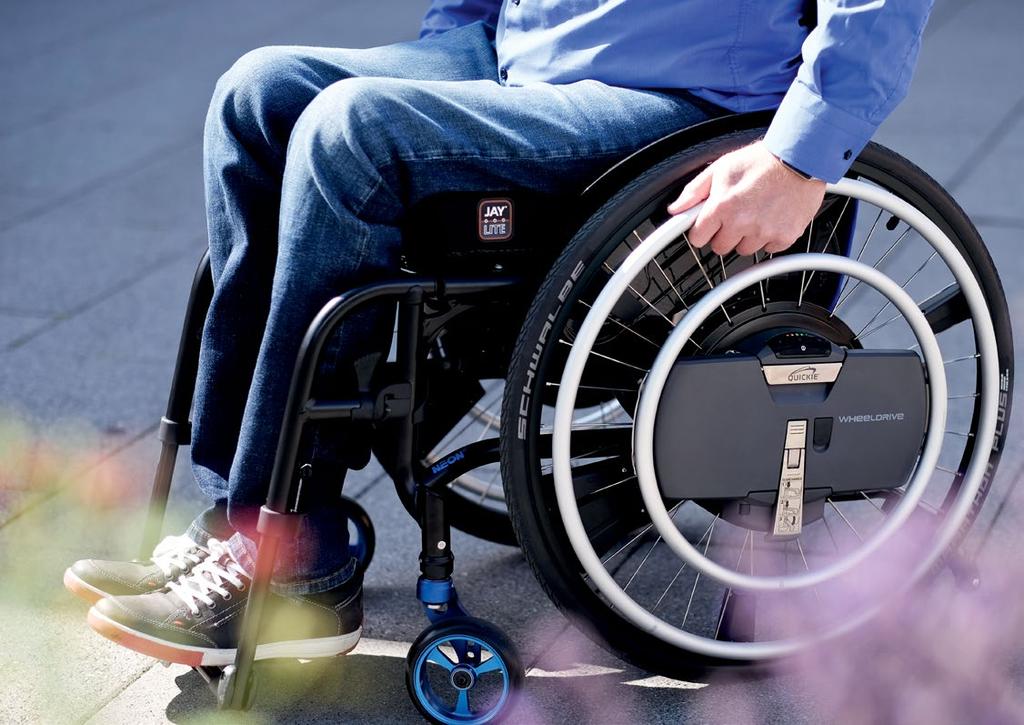 Bez trudu wybierasz rodzaj wsparcia, którego potrzebujesz i cieszysz się większą mobilnością i wolnością - we własnym wózku inwalidzkim! WheelDrive to rewolucja wśród napędów do wózków.