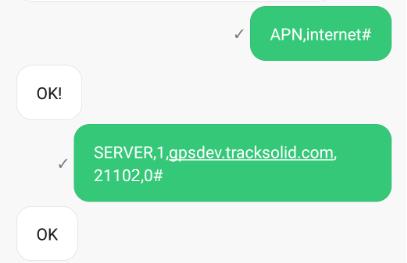 WAŻNE: Przy pierwszej konfiguracji należy do lokalizatora wysłać odpowiednią komendę SMS w celu ustawienia parametru APN oraz Serwera i portu.